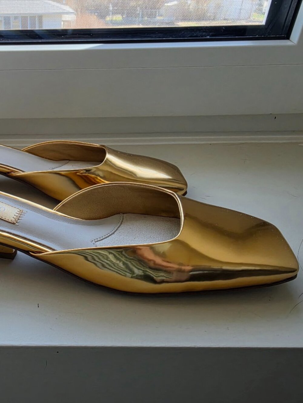 Franco Sarto Gold Nicola Mules